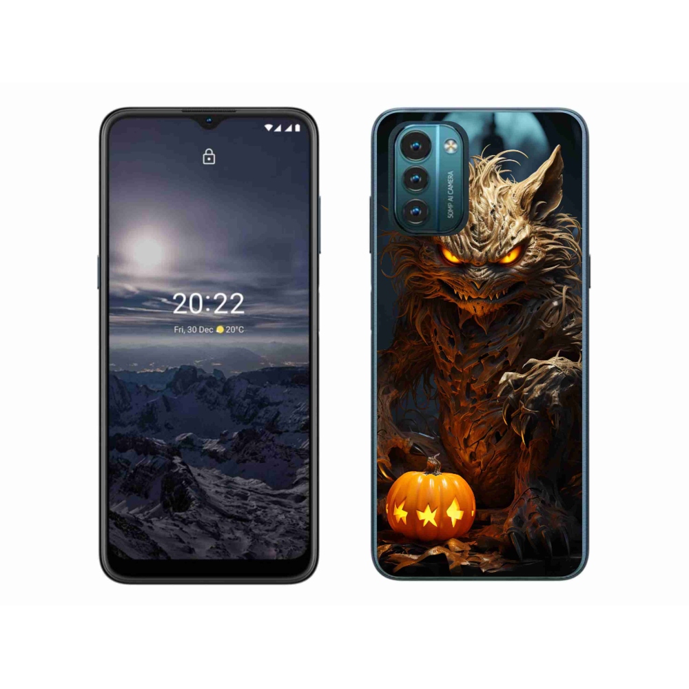 Zselés borítás mmCase a Nokia G11/G21 készülékhez - Halloween szörnyeteg