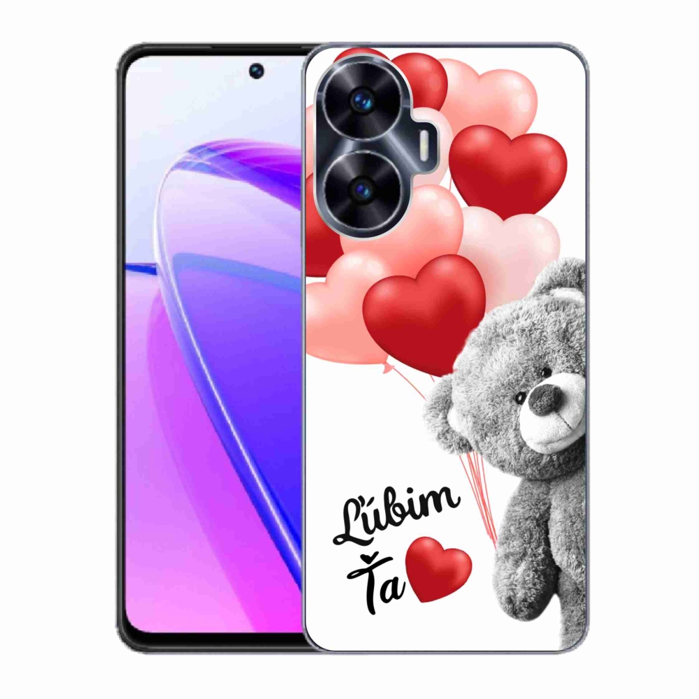 Gél tok mmCase a Realme C55 készülékhez - I love you en