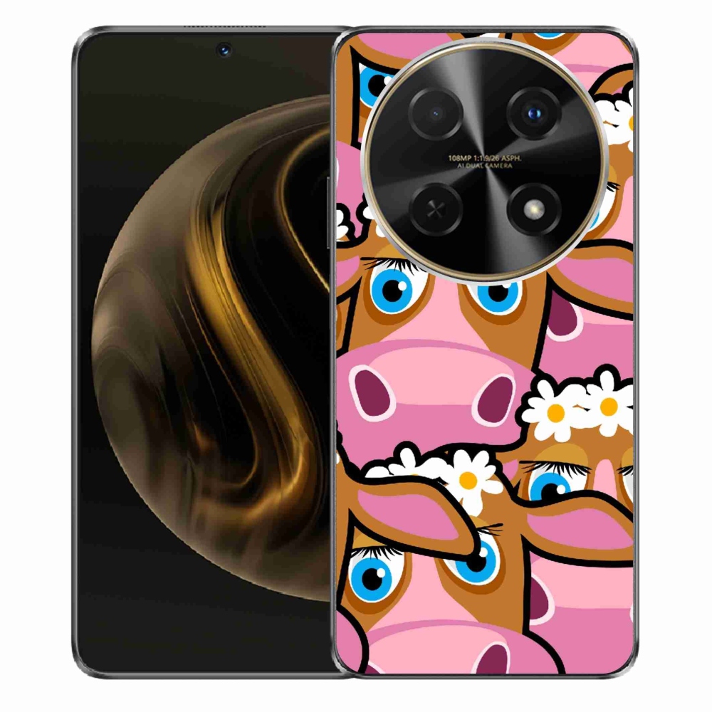 Gél borítás mmCase a Huawei Nova 12i készülékhez - karikatúrás tehenek