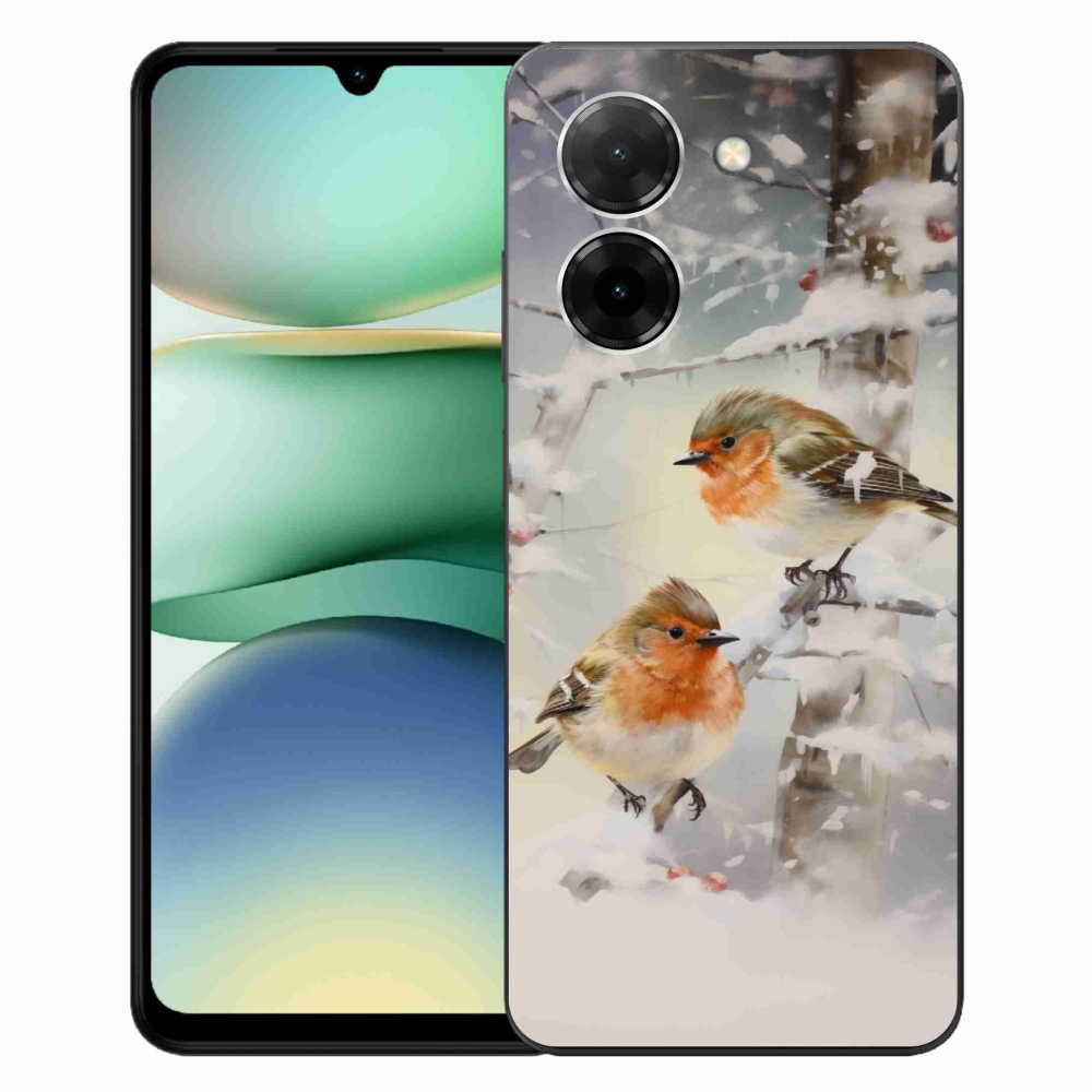 Gél borítás mmCase a Xiaomi Redmi A5 (171.7x77.8x8.3mm) - madarak télen