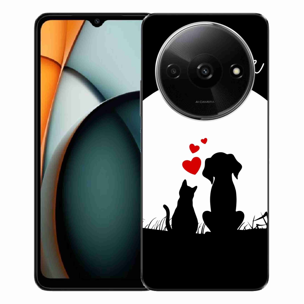 Gél tok mmCase a Xiaomi Redmi A3-hoz - állati szeretet