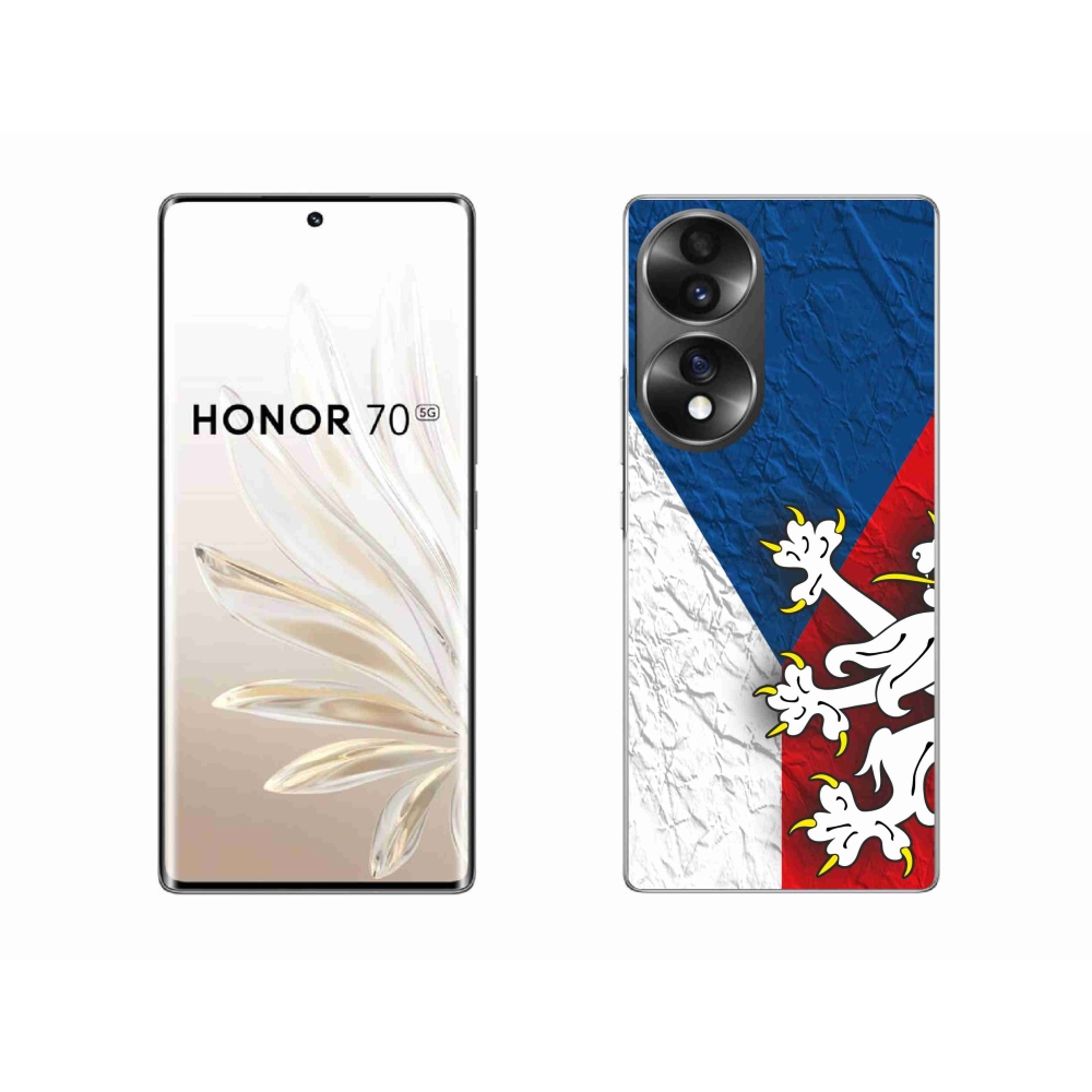 Zselés borító mmCase a Honor 70 - cseh zászlóhoz 1