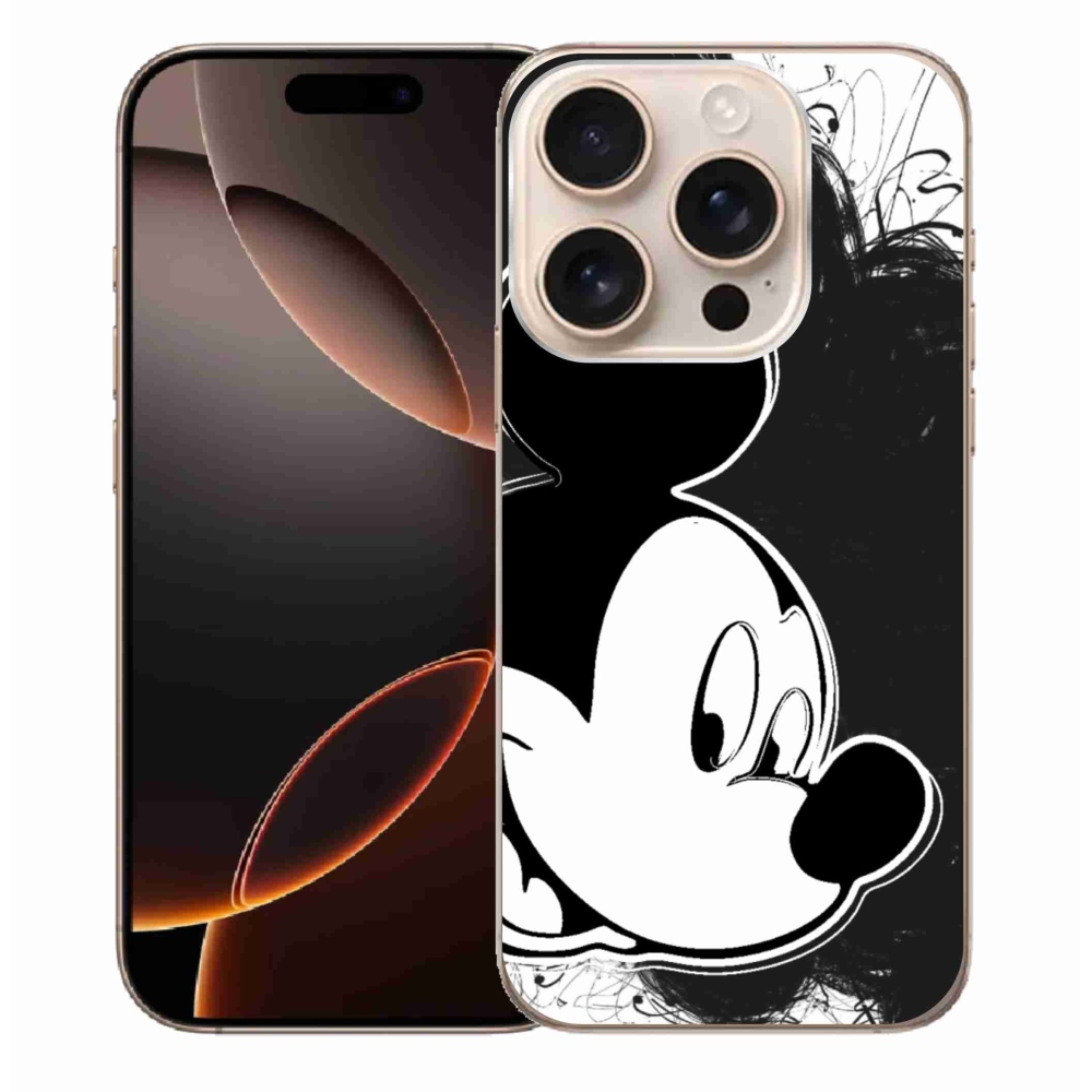 Zselés borítás mmCase iPhone 16 Pro Max készülékhez - mickey egér 1