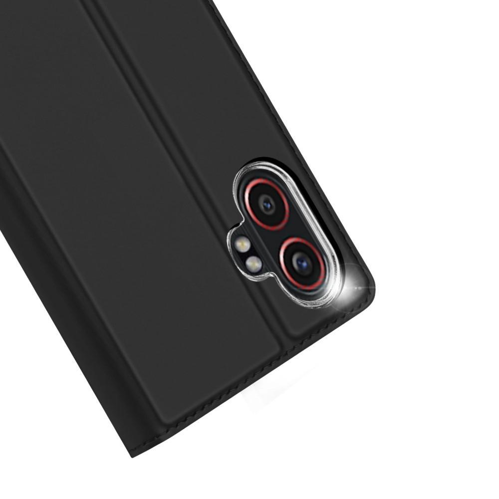 DUX könyvtáska Samsung Galaxy Xcover 7 Pro készülékhez - fekete