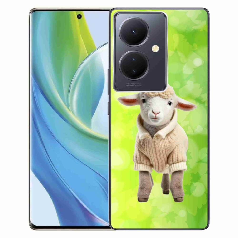 Gél borítás mmCase a Vivo V29 Lite 5G-hez - bárány pulóverben
