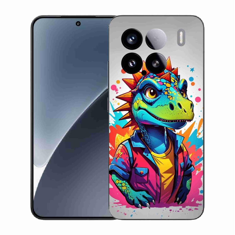 Gél borító mmCase a Xiaomi 15 - színes dinoszauruszhoz