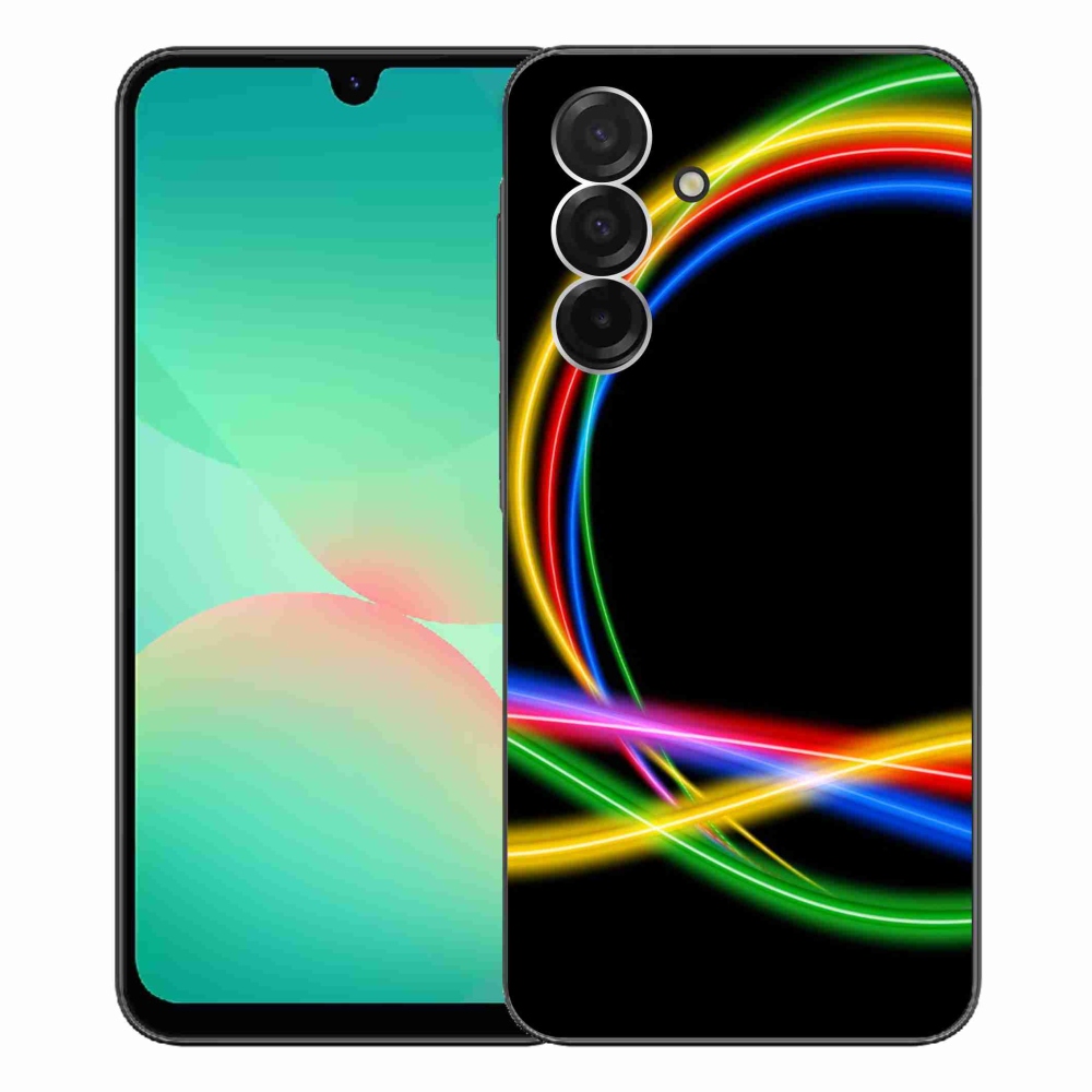 Zselés borítás mmCase Samsung Galaxy A26 5G - neon körökhöz