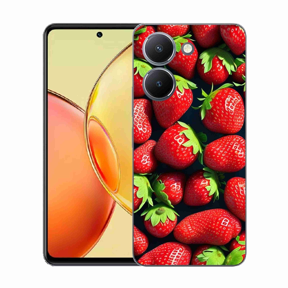 Zselés borítás mmCase a Vivo Y36-hoz - eper