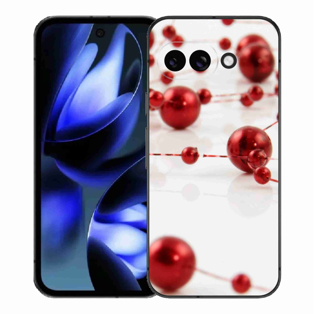 Gél borítás mmCase a Google Pixel 9a számára - karácsonyi lánc