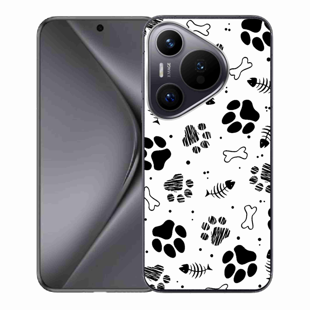 Gél borítás mmCase a Huawei Pura 70 - kutyamancsok 1