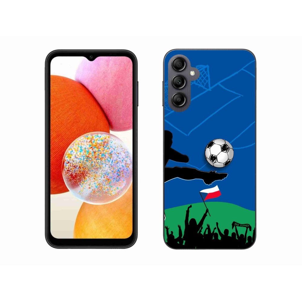 Gél borítás mmCase Samsung Galaxy A14 4G/5G - futballszurkolóknak