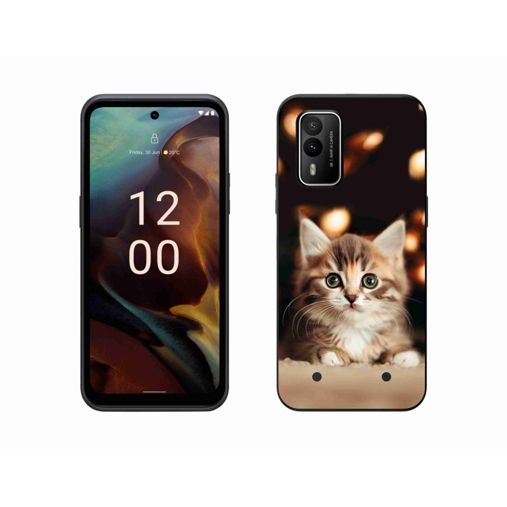 Gél borítás mmCase a Nokia XR21 készülékhez - aranyos cica 2