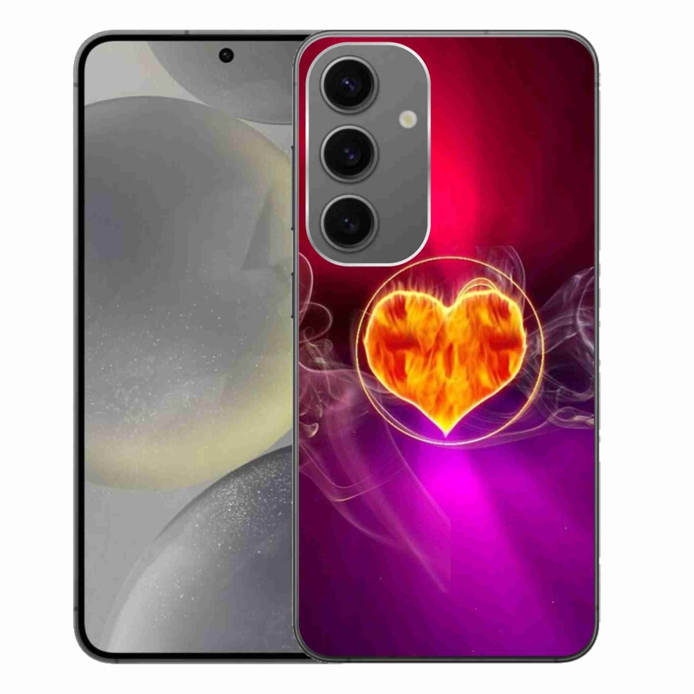 Zselés borítás mmCase Samsung Galaxy S24+ - tüzes szív