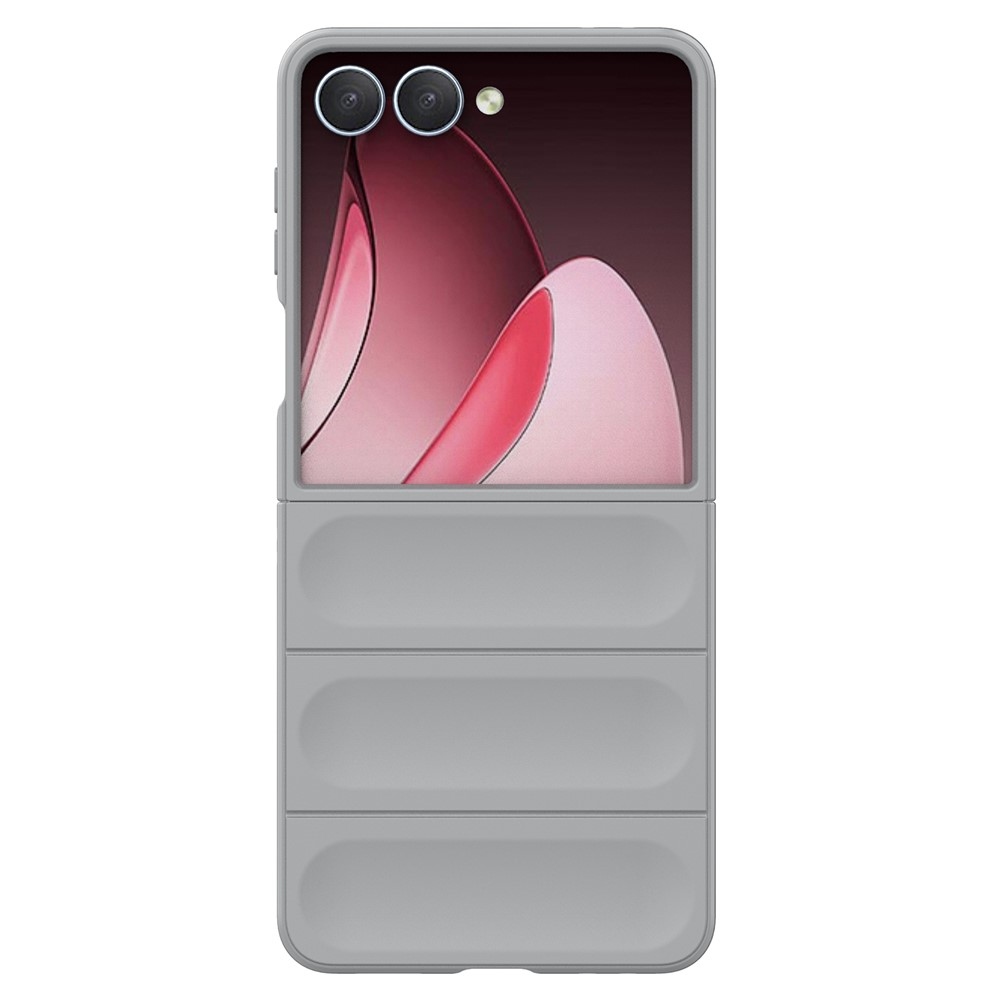 Rugg tartós zselés tok Samsung Galaxy Z Flip7 5G készülékhez - világosszürke