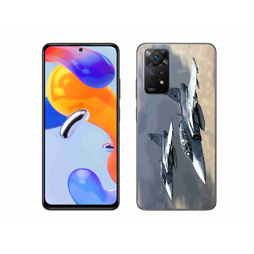 Gél borítás mmCase a Xiaomi Redmi Note 11 Pro 4G/5G - vadászrepülőkhöz