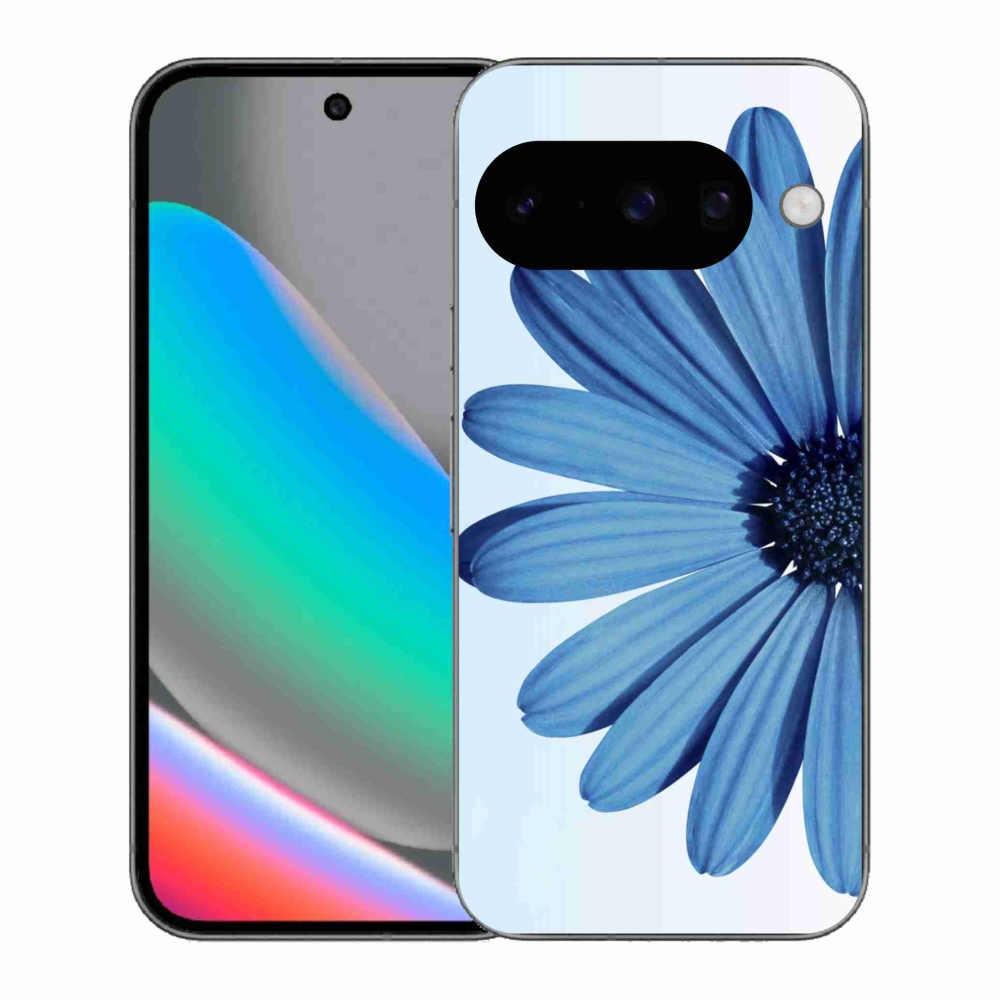 Gél védőhuzat mmCase a Google Pixel 10 készülékhez - kék margaréta