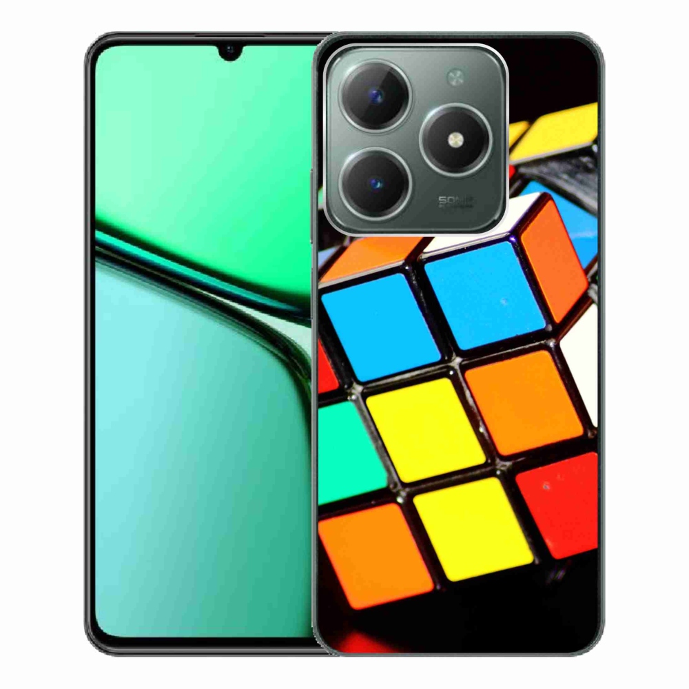 Gél tok mmCase a Realme C61 készülékhez - Rubik-kocka