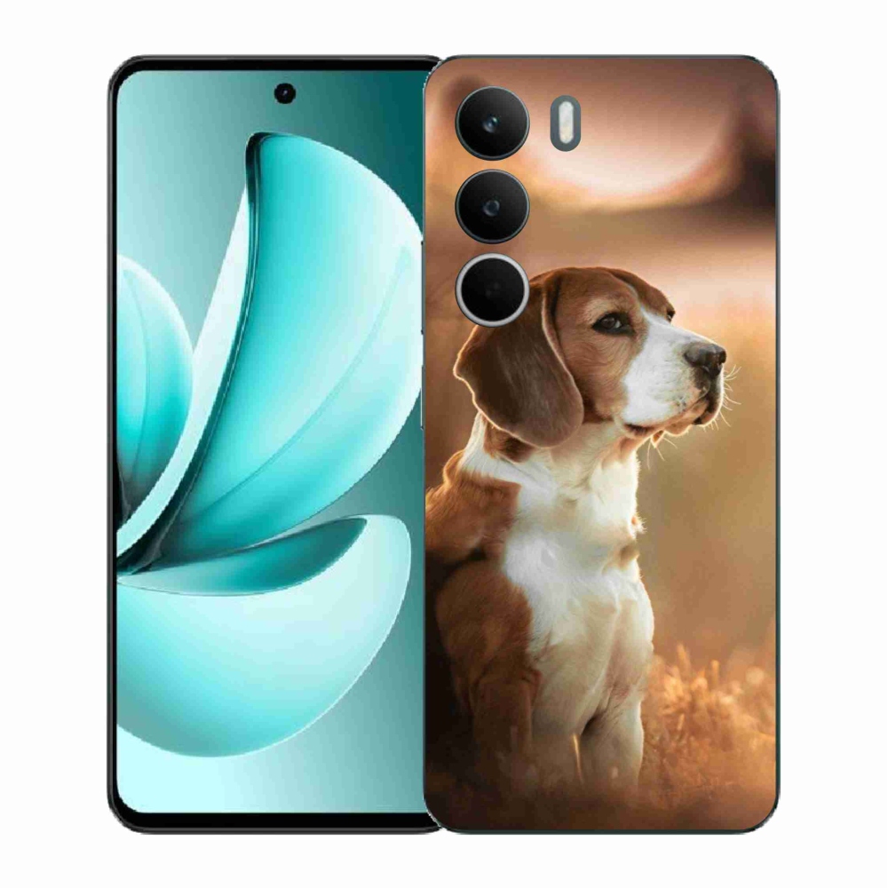 Gél borítás mmCase a Realme C71 készülékhez - bézs színű