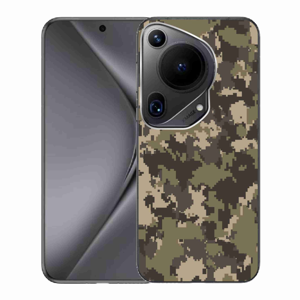 Gél borítás mmCase a Huawei Pura 70 Ultra készülékhez - terepszínű minta 12