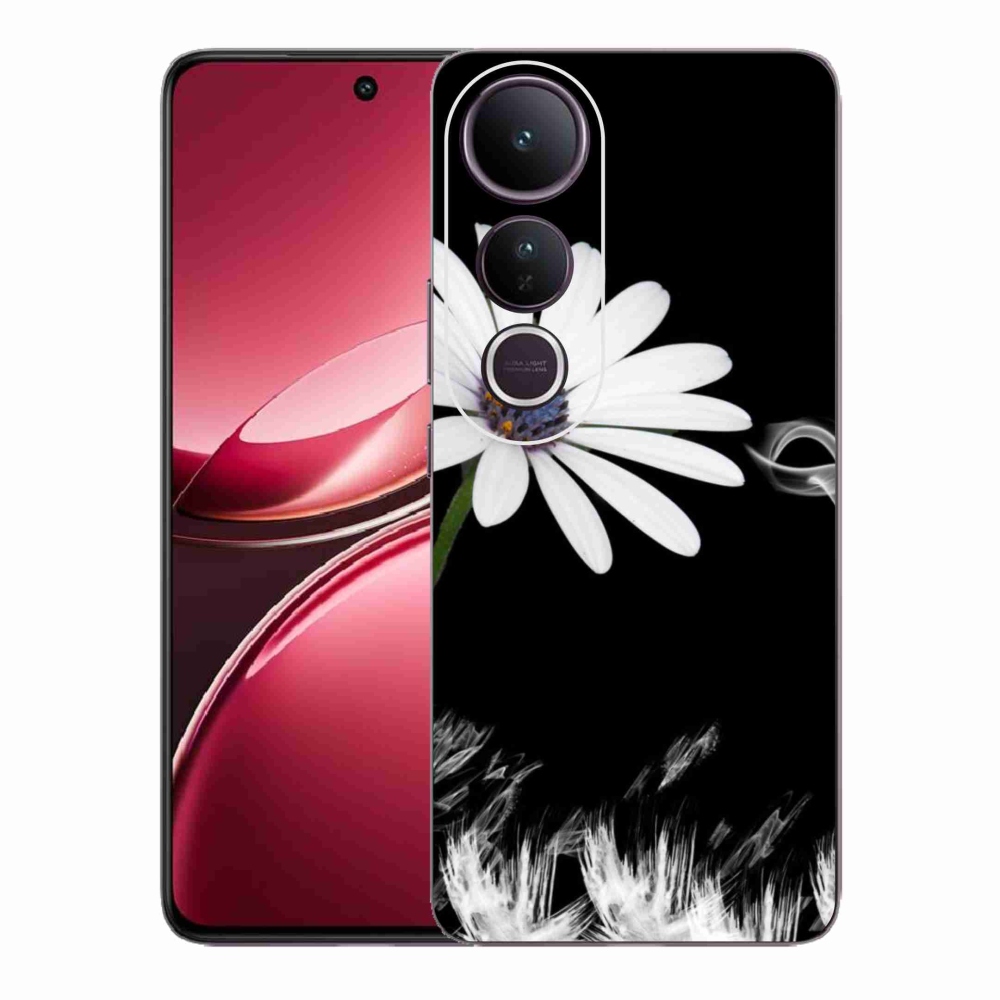 Gél borítás mmCase a Vivo V50 Lite 4G/5G készülékhez - fehér virág