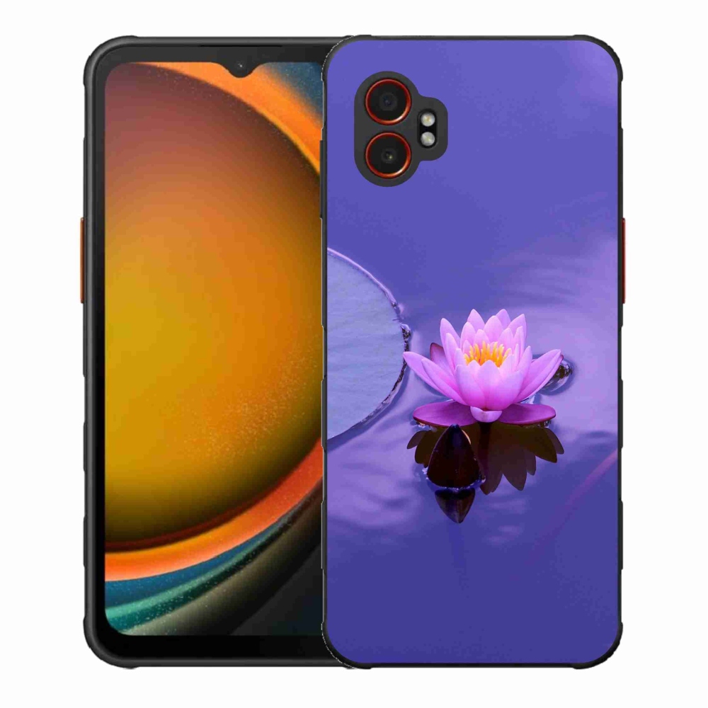 Gél borítás mmCase Samsung Galaxy Xcover 7 Pro készülékhez - virág a felületen