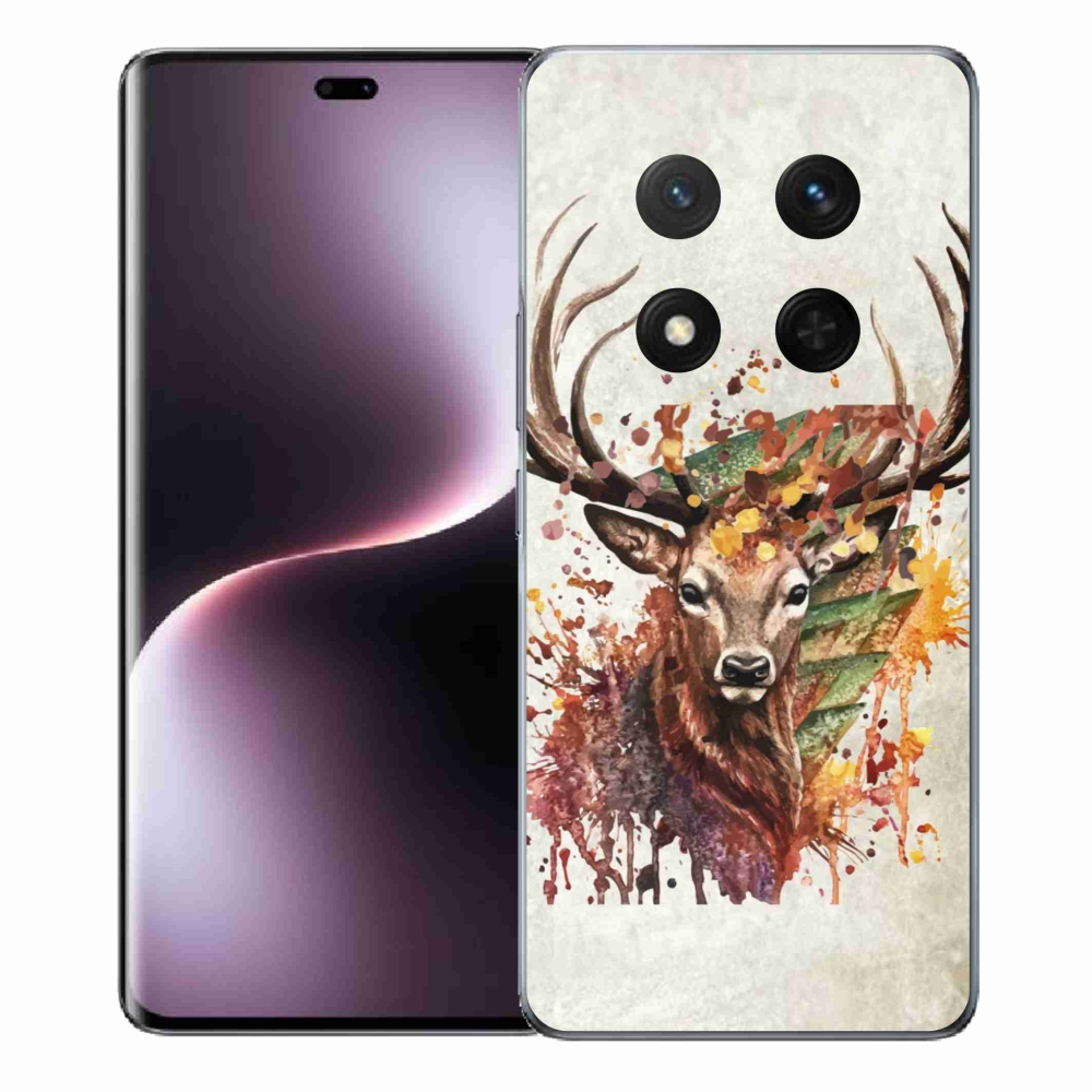 Zselés borítás mmCase a Honor Magic 7 Lite 5G számára - szarvas 1