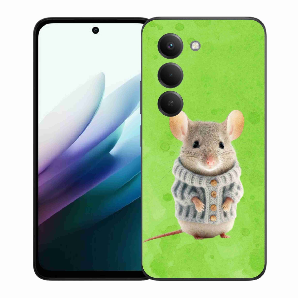 Gél borítás mmCase a Xiaomi Redmi 15 4G/5G (171mm) - egér pulóverben