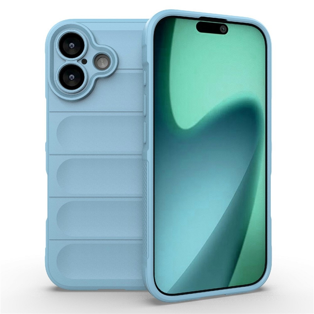 Rugg tartós zselés tok iPhone 17 készülékhez - világoskék