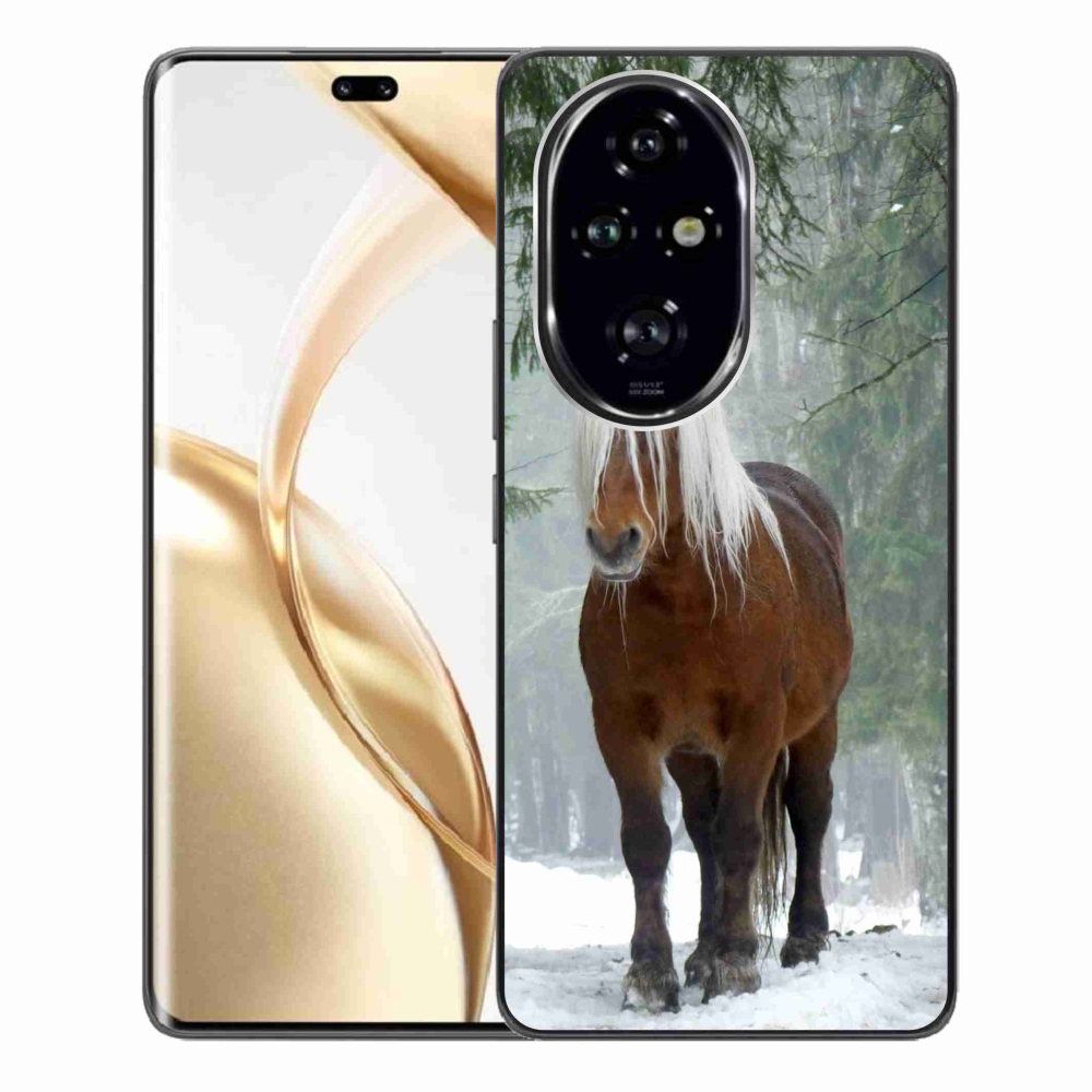 Gél tok mmCase a Honor 200 Pro 5G számára - ló az erdőben