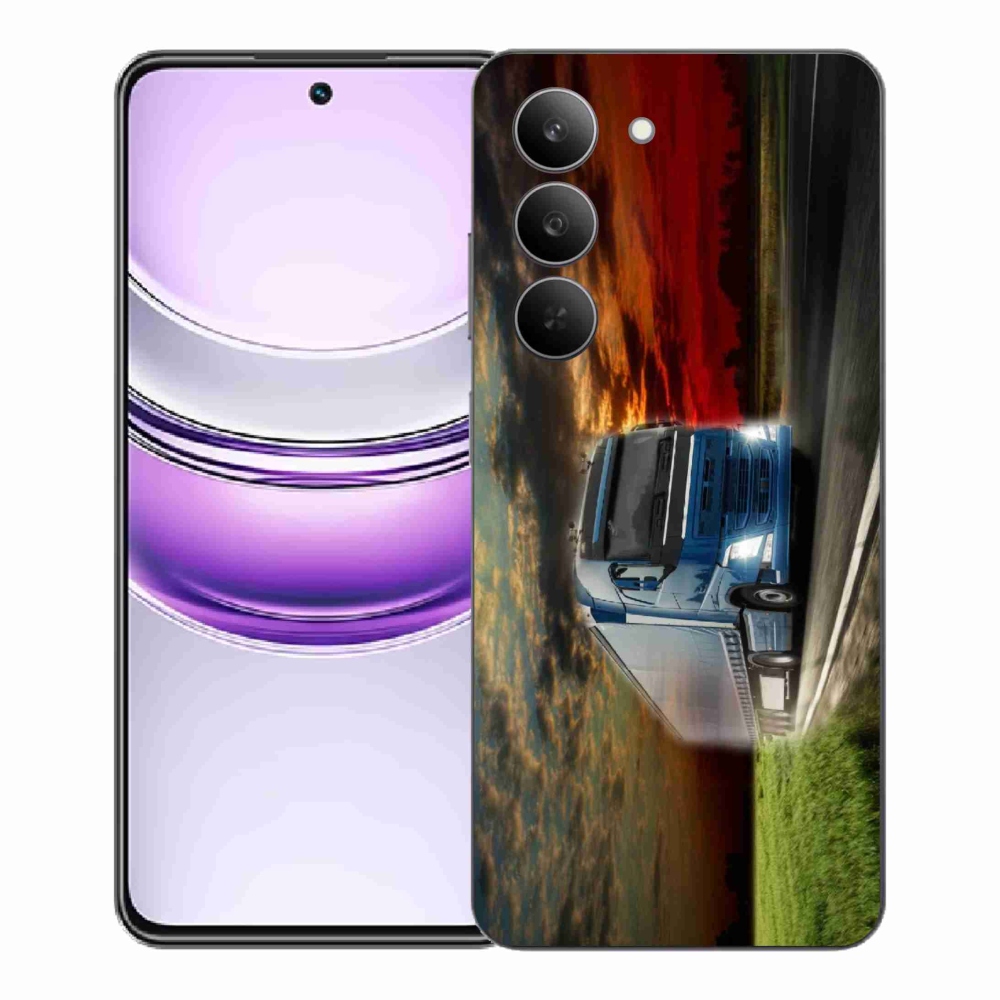 Gél borítás mmCase a Realme 14x 5G készülékhez - teherautó 4