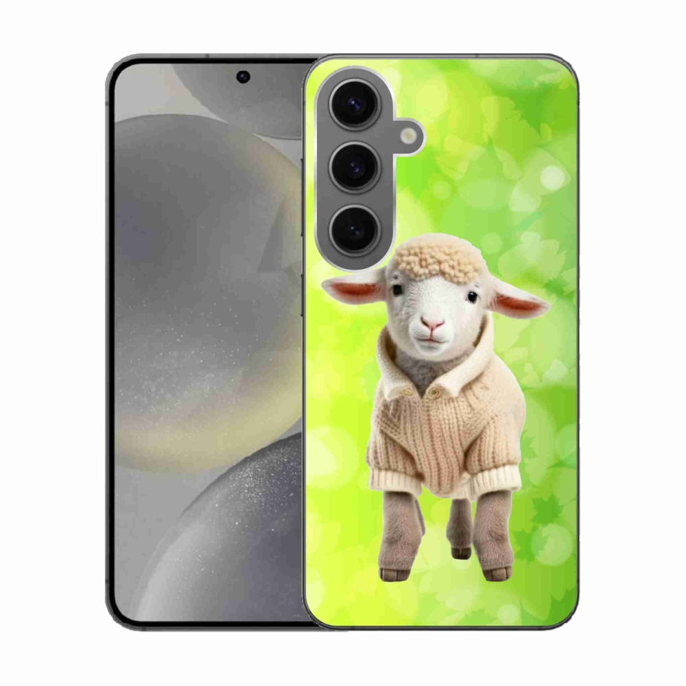 Gél borítás mmCase Samsung Galaxy S24 - bárány pulóverben
