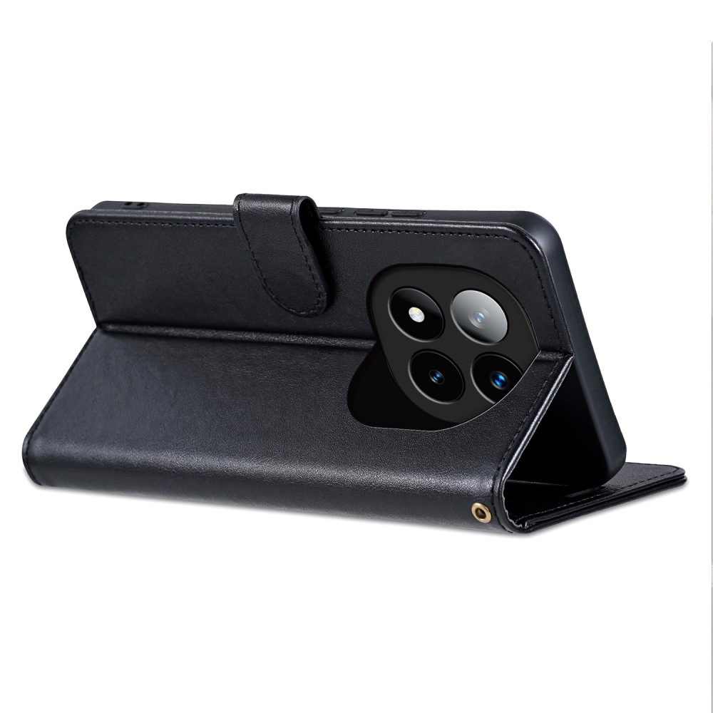 AZNS könyv tok a Xiaomi Redmi Note 14 Pro 5G/Poco X7 5G számára - fekete