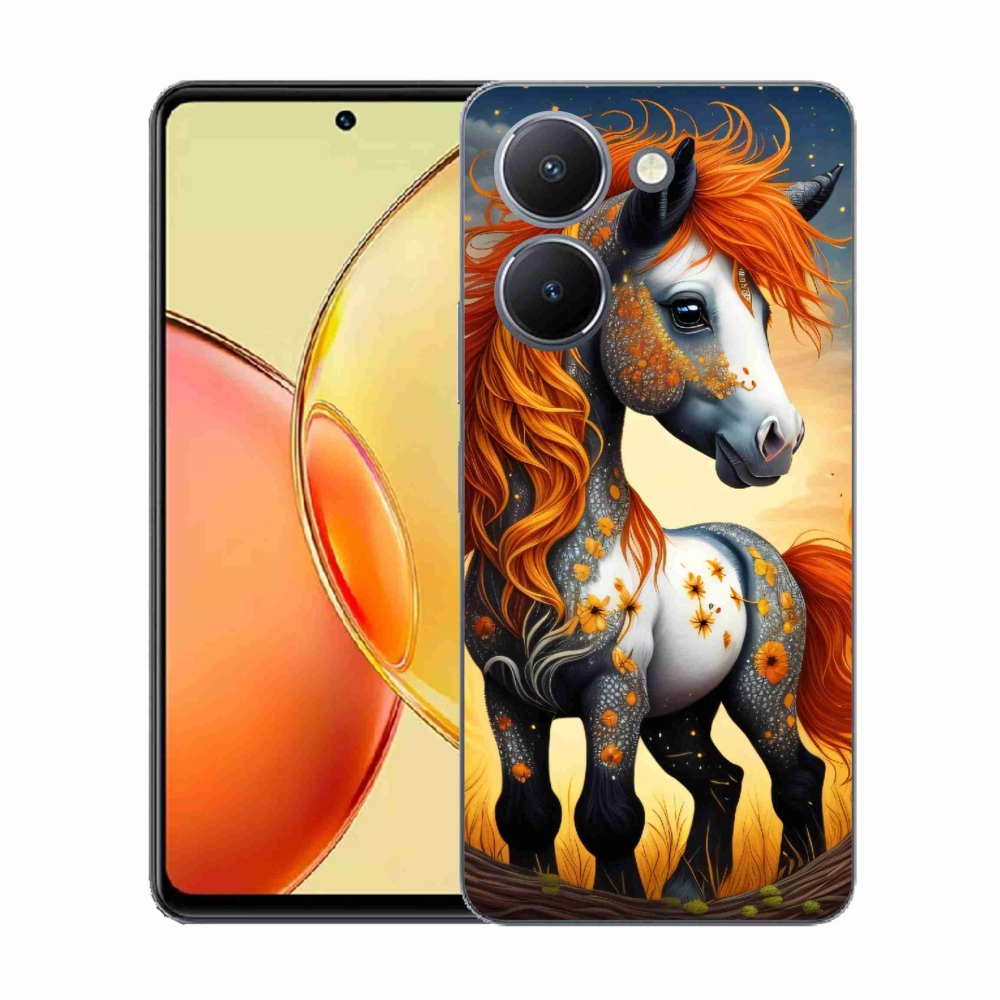 Zselés borítás mmCase a Vivo Y36-hoz - színes póni