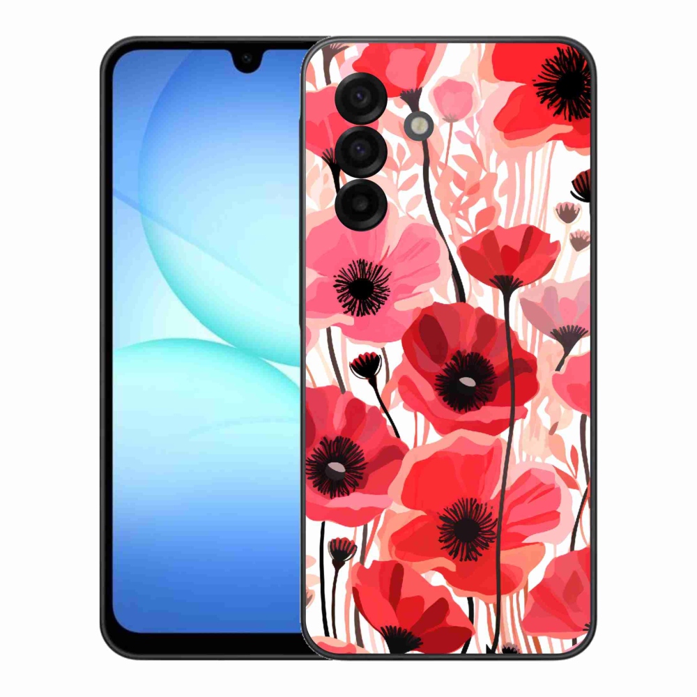 Zselés borítás mmCase Samsung Galaxy A17 4G/5G - mákos 1