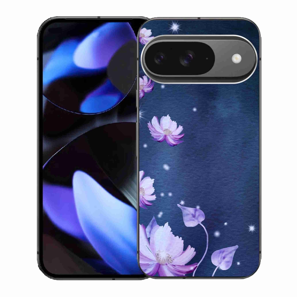 Gél tok mmCase a Google Pixel 9/9 Pro számára - hulló virágok