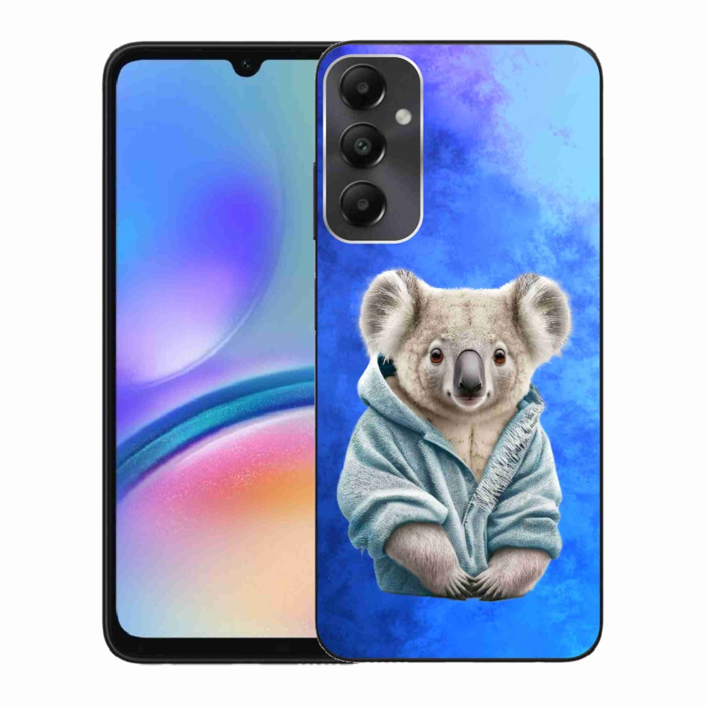 Zselés borítás mmCase Samsung Galaxy A05s készülékhez - koala pulóverben