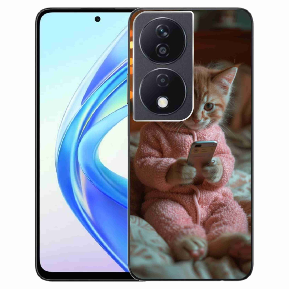 Zselés borítás mmCase a Honor X7b/Honor 90 Smart - baba mobillal