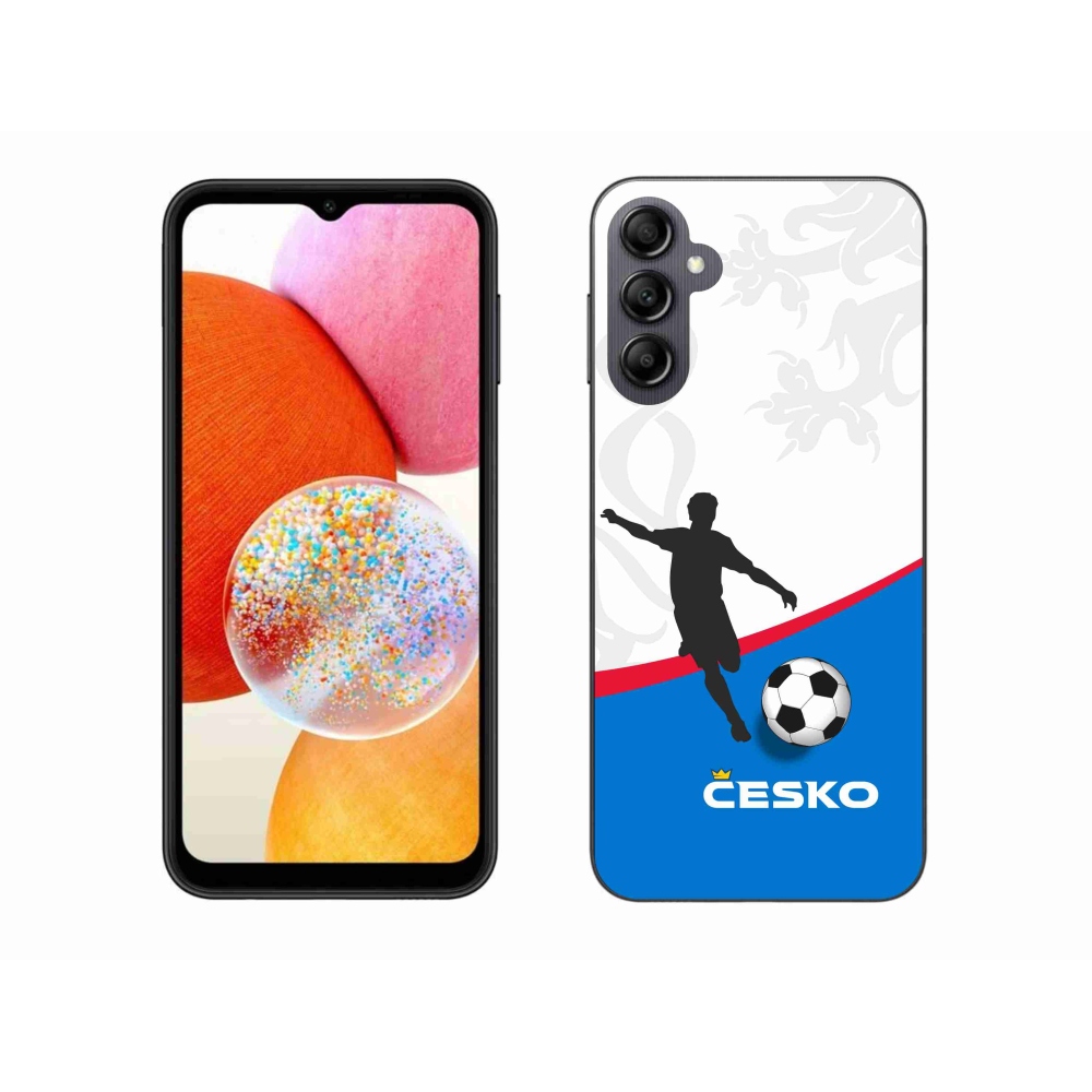 Gél borítás mmCase Samsung Galaxy A14 4G/5G - futball Csehország 1
