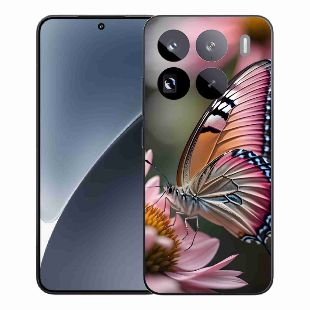 Gél borítás mmCase a Xiaomi 15 Pro számára - színes pillangó