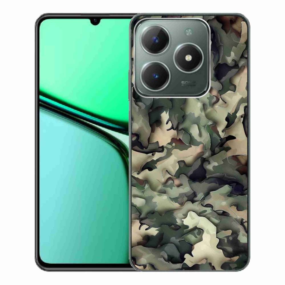 Gél borítás mmCase a Realme C61 készülékhez - terepszínű minta 9