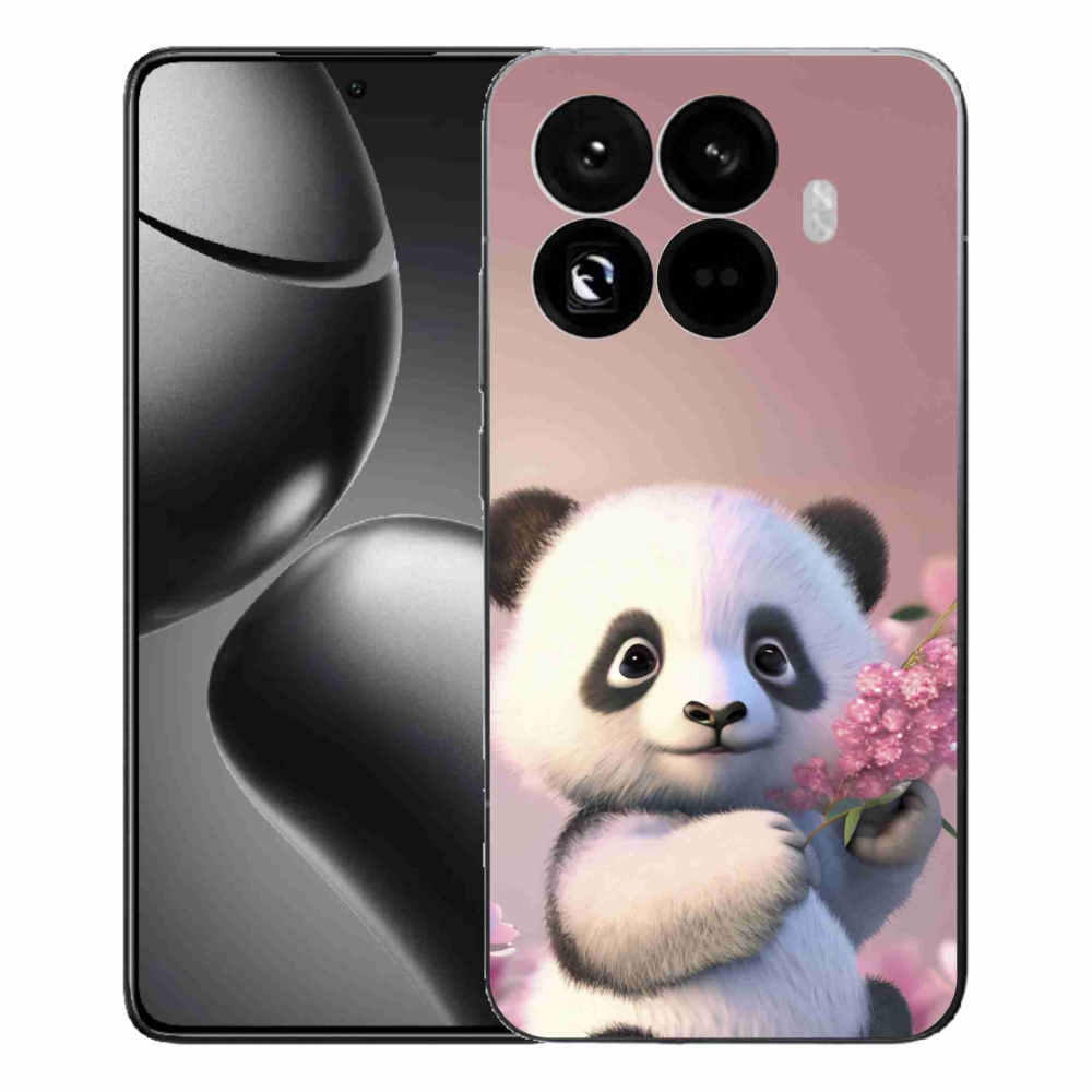 Gél borítás mmCase a Xiaomi 15T Pro számára - aranyos panda