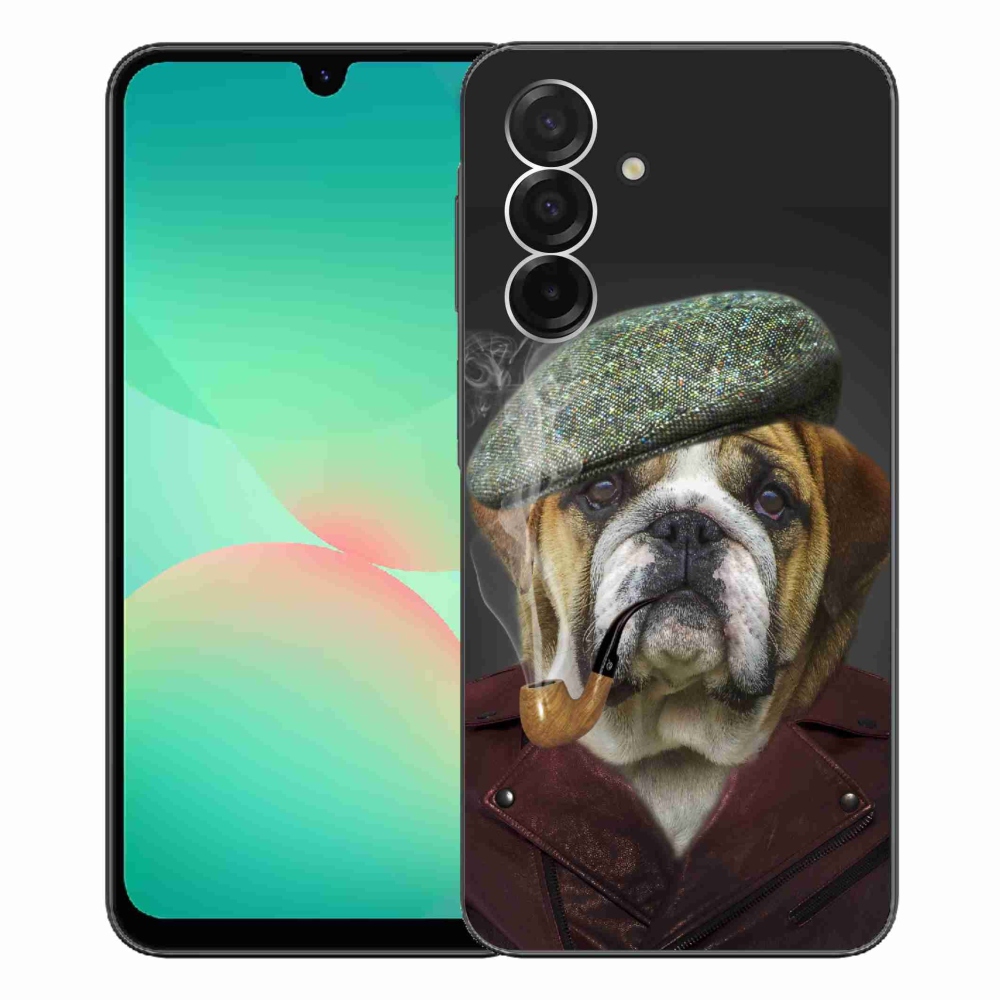 Gél borítás mmCase Samsung Galaxy A26 5G - kutya csővel