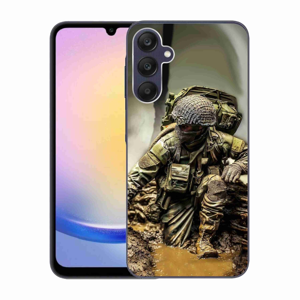 Gél védőhuzat mmCase Samsung Galaxy A25 5G - katonás