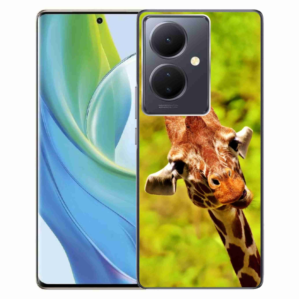 Gél borítás mmCase a Vivo V29 Lite 5G-hez - zsiráf
