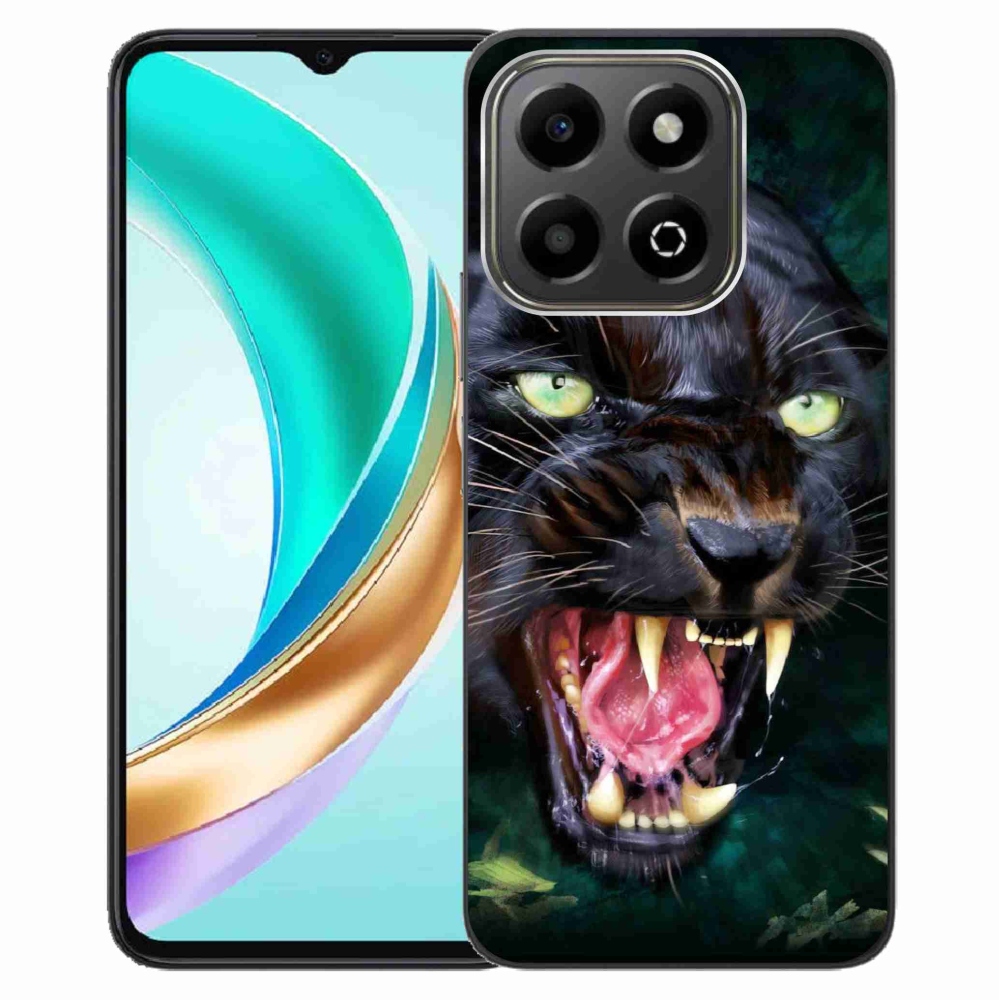 Gél borítás mmCase a Honor X6b készülékhez - dühös fekete párduc