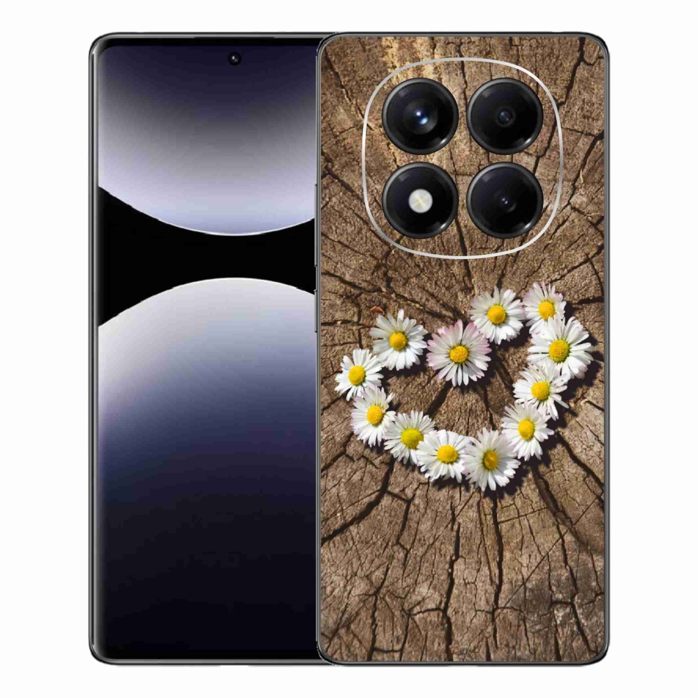 Gél borítás mmCase a Xiaomi Redmi Note 14 Pro számára - százszorszépek szíve