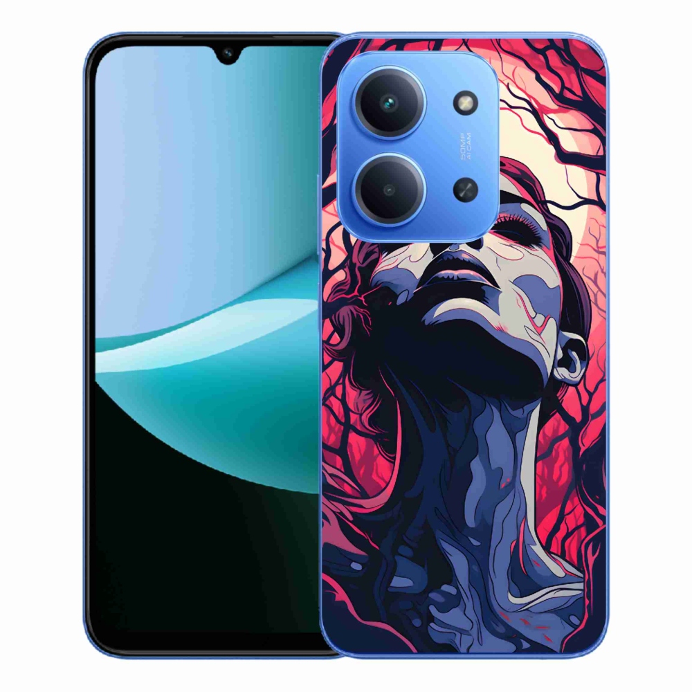 Gél borítás mmCase a Xiaomi Redmi 15C 4G/5G (173mm) - absztrakt arc