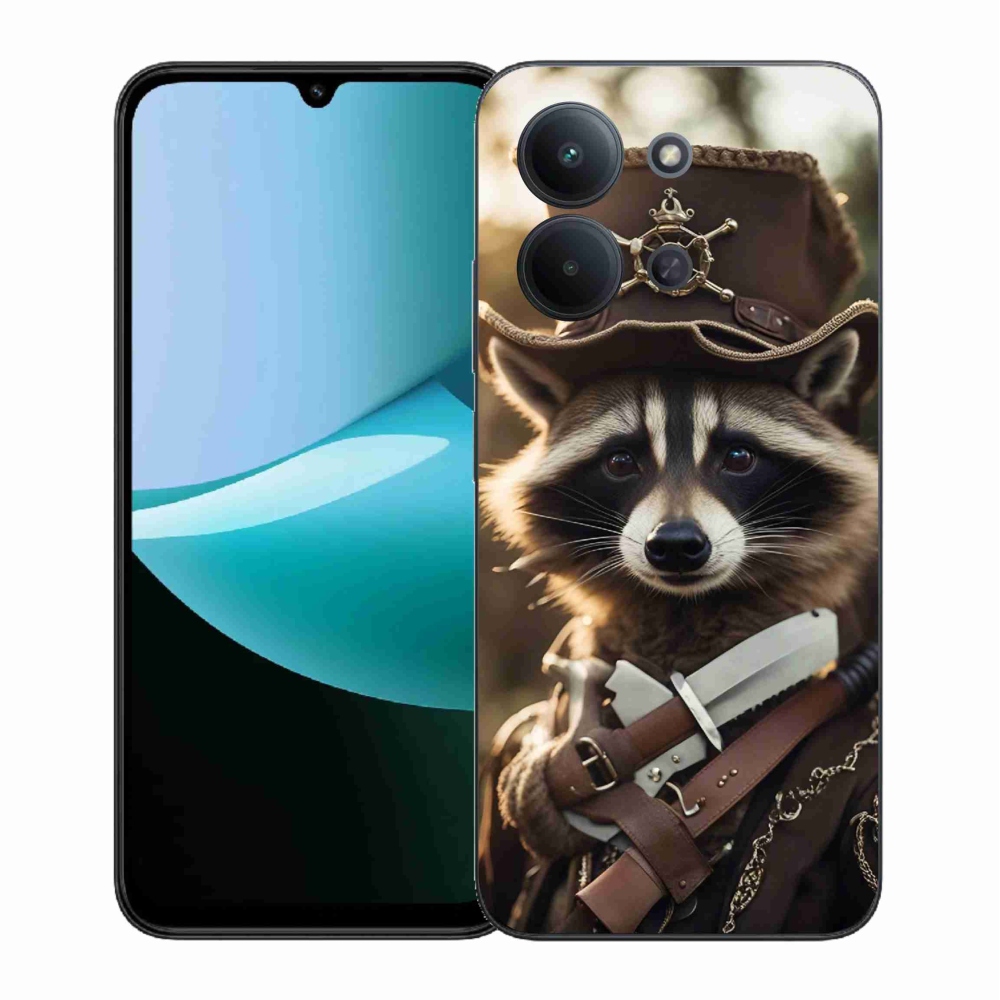 Gél borítás mmCase a Xiaomi Redmi 15C 4G (171mm)/Poco C85 4G (171mm) - mosómedve egyenruhában