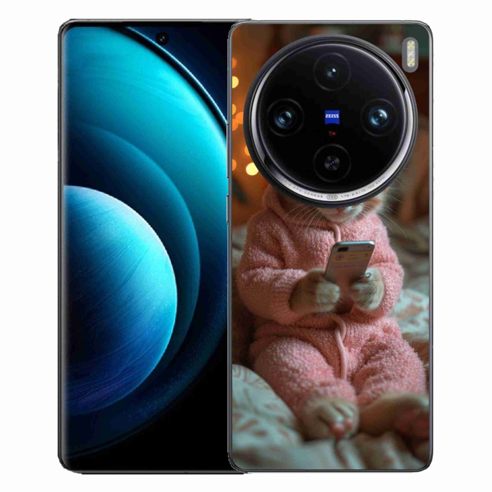 Zselés borítás mmCase a Vivo X100 Pro 5G - baba mobillal