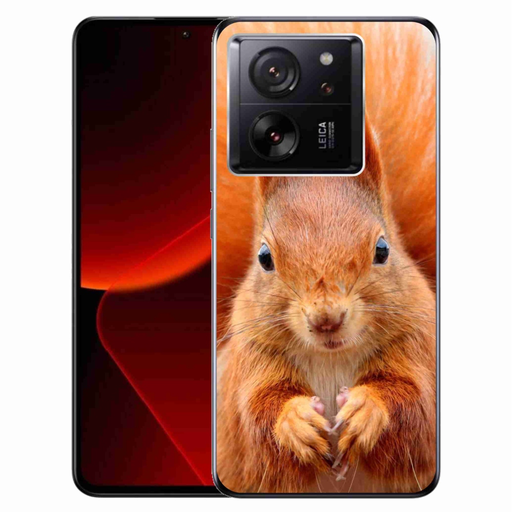 Zselés borítás mmCase a Xiaomi 13T/13T Pro számára - mókus